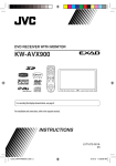 JVC KW-AVX900 User's Manual