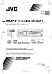 JVC KD-R431 User's Manual