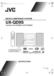 JVC CA-UXQD9S User's Manual
