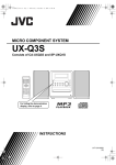 JVC CA-UXQ3S User's Manual