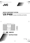 JVC CA-UXP400 User's Manual