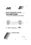 JVC CA-UXNB7DAB User's Manual