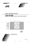JVC CA-UXH100 User's Manual
