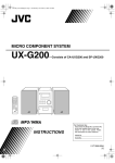 JVC CA-UXG200 User's Manual