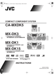 JVC CA-MXDK1 User's Manual