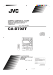 JVC CA-D702T User's Manual
