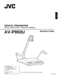 JVC AV-P950U User's Manual