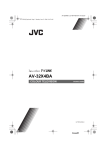 JVC AV-32X4BA User's Manual