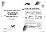 JVC KDR730BT User's Manual
