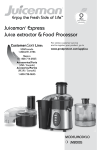 Juiceman JM2000S Use & Care Manual