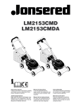 Jonsered LM2153CMDA Owner's Manual