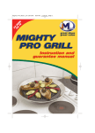 John Mills Mighty Pro Grill User's Manual