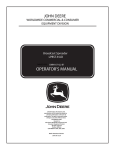 John Deere LPBST-35JD User's Manual