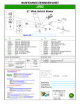 John Deere JA62 User's Manual