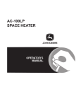 John Deere AC-100LP User's Manual