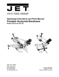 Jet Tools PB-85 User's Manual