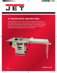 Jet Tools JTAS-10XL50-1DX User's Manual