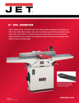 Jet Tools JJ-8HH User's Manual