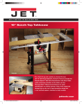Jet Tools JBTS-10BT-3 User's Manual