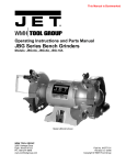 Jet Tools JBG-6A User's Manual