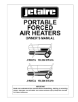 Jet Tools J100ECA User's Manual