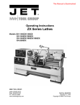 Jet Tools GH-1440ZX User's Manual