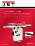 Jet Tools 6" HH User's Manual