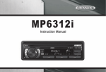 Jensen MP6312i User's Manual