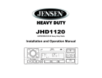 Jensen JHD1120 User's Manual