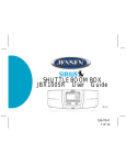 Jensen JBX100SR User's Manual