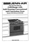 Jenn-Air SVE47600 User's Manual
