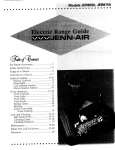 Jenn-Air JER8750 User's Manual