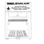 Jenn-Air Cooktop CCG2421 User's Manual