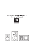 JBL LSR6300 User's Manual