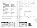 JBL PB10 User's Manual