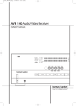 JBL AVR 140 User's Manual