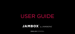 Jawbone JAMBOX SPA-K901 User's Manual