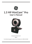 Jasco 1.3 MP MINICAM 98003 User's Manual