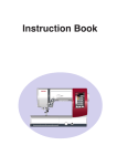 JANOME Memory Craft 9900 Instruction Booklet