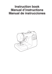 JANOME Magnolia 7360 Instruction Booklet