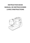 JANOME Magnolia 7325 Instruction Booklet