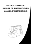 JANOME DC4030P Instruction Booklet