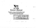 JAMO XT-250 User's Manual