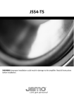 JAMO JSS4-TS User's Manual