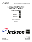 Jackson Tempstar S User's Manual