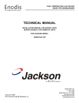 Jackson Gas Heated Door-Type Dishmachines Tempstar TGP User's Manual