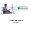 Jabra PC Suite User's Manual