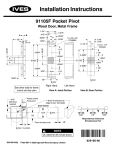 Ives 91105F User's Manual