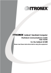 Itron Tech GOBOOK Q100 User's Manual