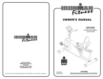 Ironman Fitness 315-00036 User's Manual